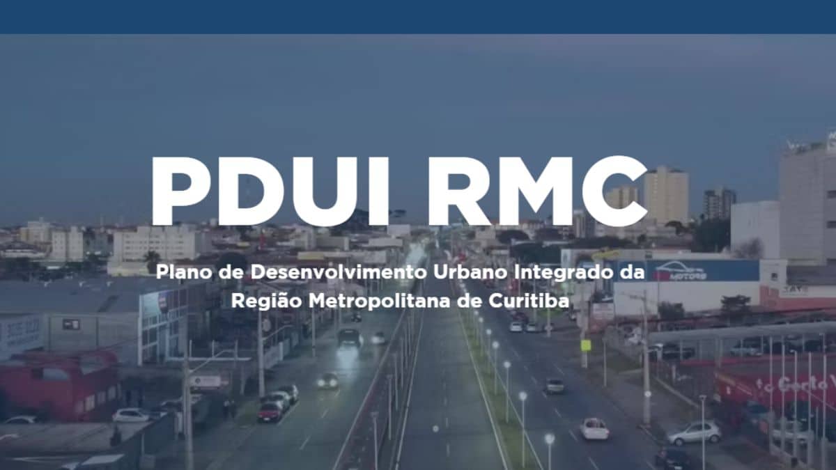 4ª Audiência Pública do PDUI-RMC Participe da Discussão sobre Governança e o Futuro da Região Metropolitana de Curitiba